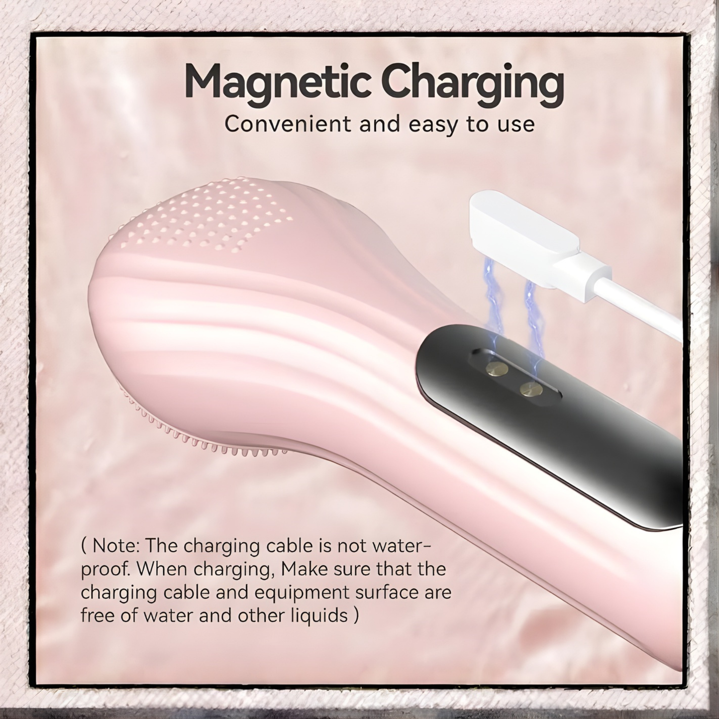 CEPILLO FACIAL DE SILICONA CON MANGO.